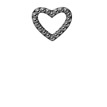 Image of Christina Collect Heart Dots sort charm